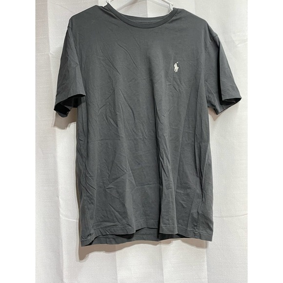Ralph Lauren Short Sleeve Shirt Size‎ Medium Black EUC - Picture 3 of 6